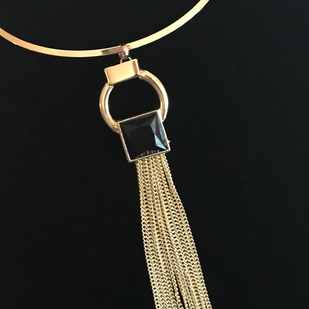 Tassel Free Statement Chocker Necklace - image 3